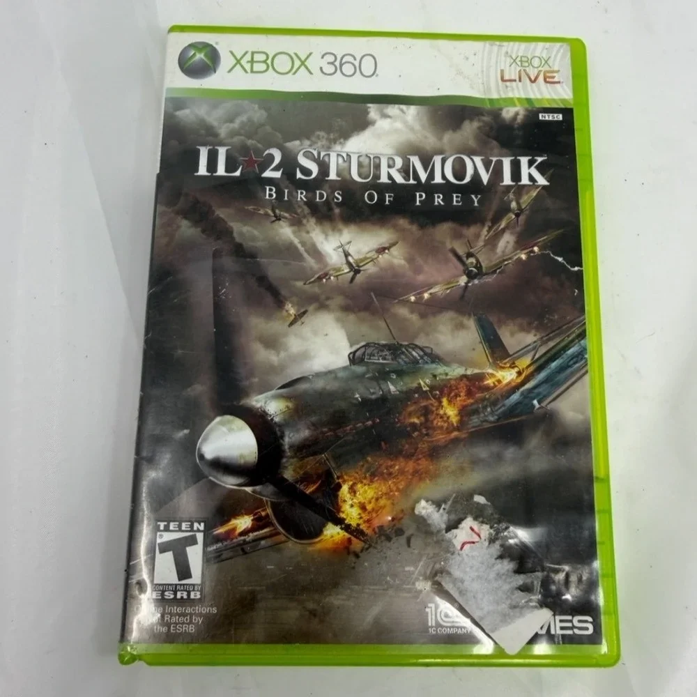 IL-2 Sturmovik Birds of Prey Xbox 360 Flight Combat Simulator Game WWII NTSC