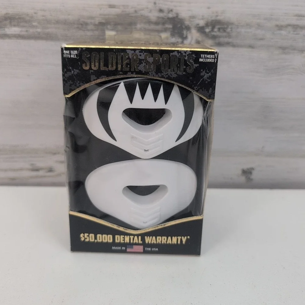 Soldier Sports Elite Air Lip‎ Protector, White, One Size Fits All Made in USA