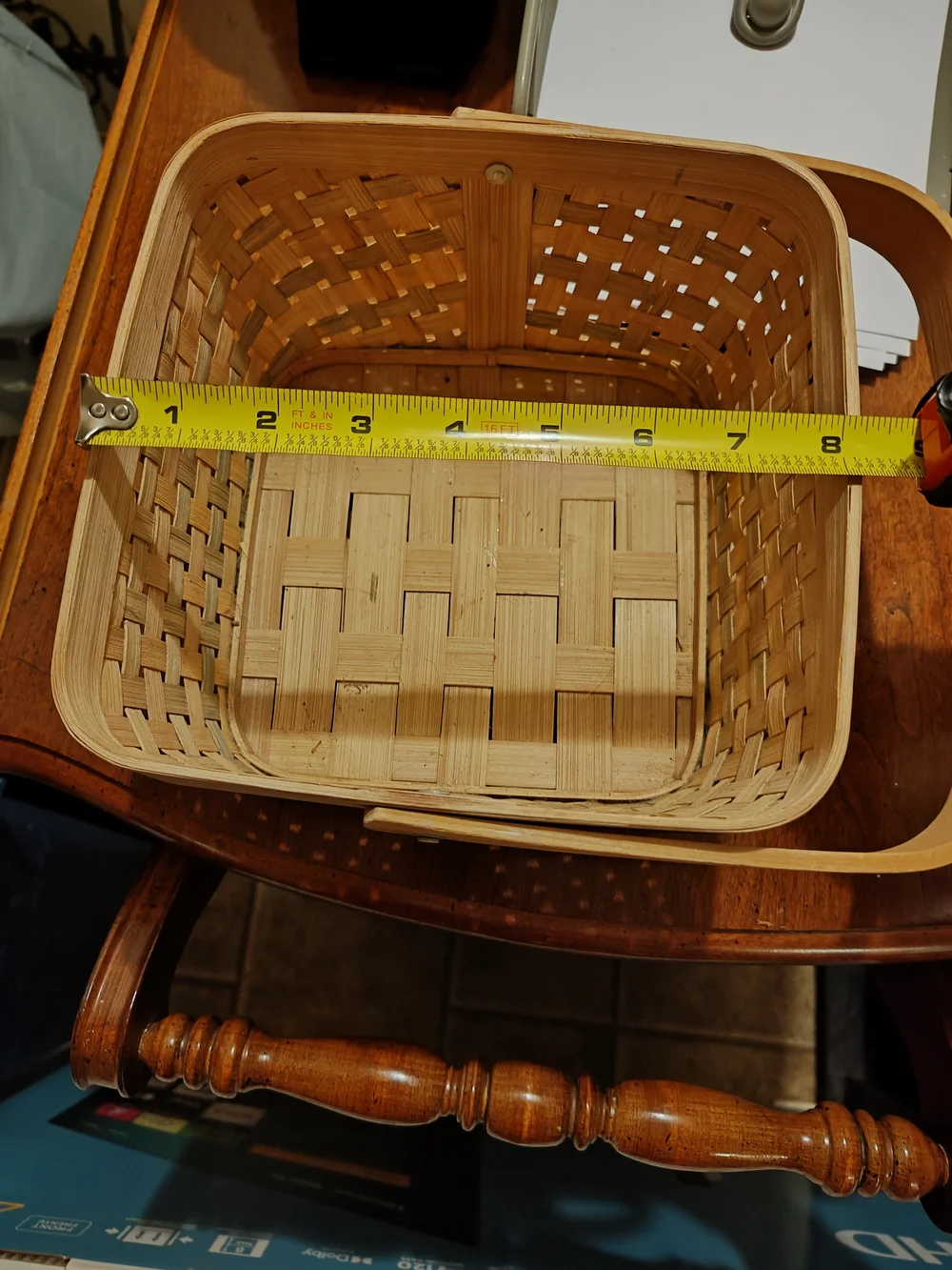 Source Unknown handwoven bamboo