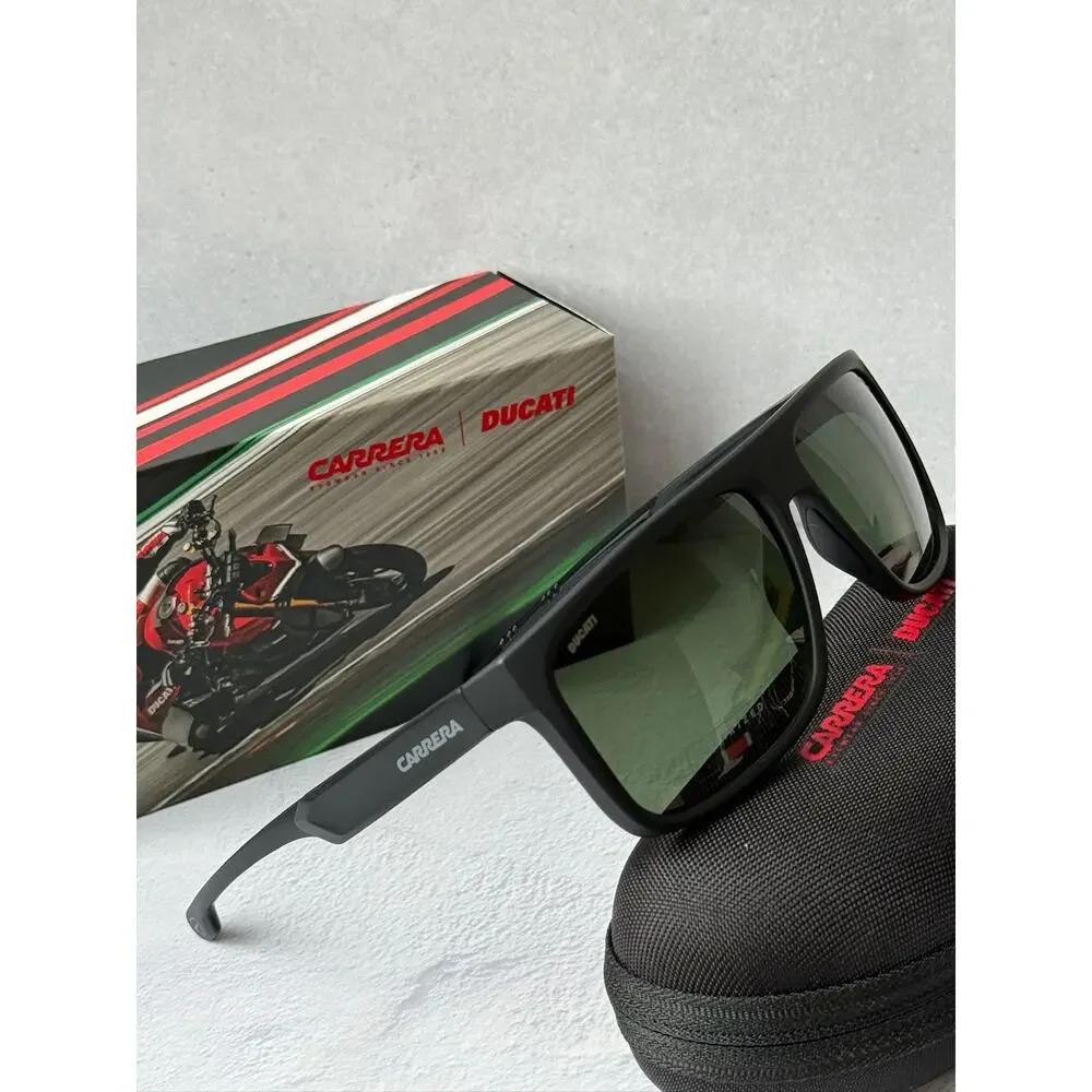 NEW Carrera CARDUC 011/S Black Polarized Unisex Sunglasses