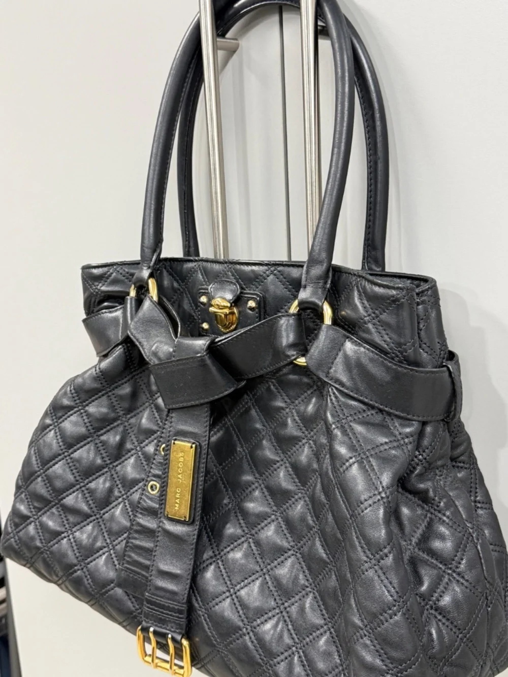 Marc Jacobs black leather
