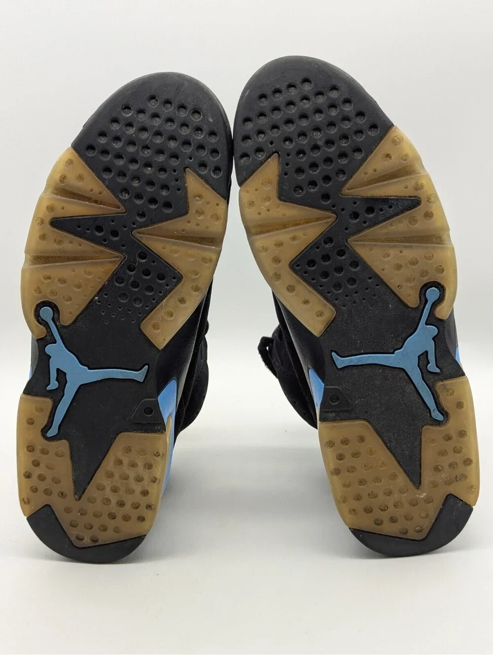 Air Jordan 6 Retro UNC Mens Size 12 Black Blue 384664-006 Sneakers 2017 Tar Heel