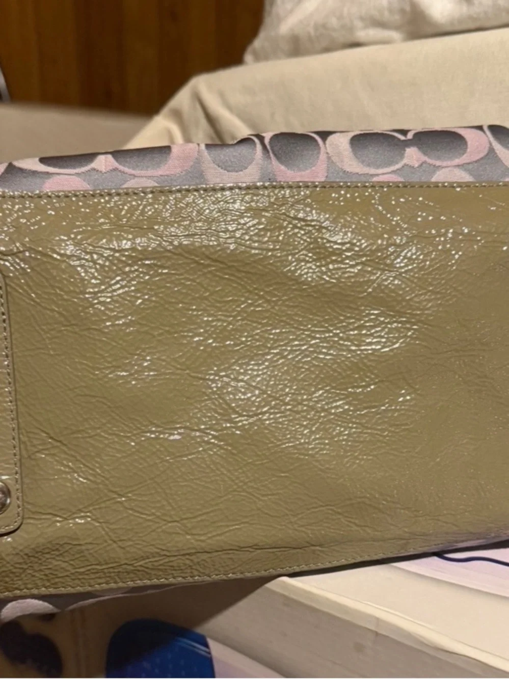 Coach satchel grey