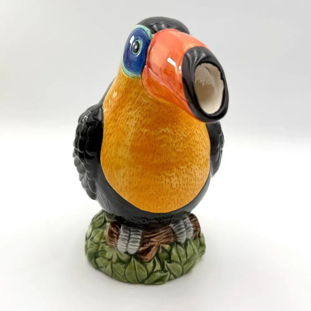 Lord & Taylor Figural Toucan Pitcher Vintage 9 Inch