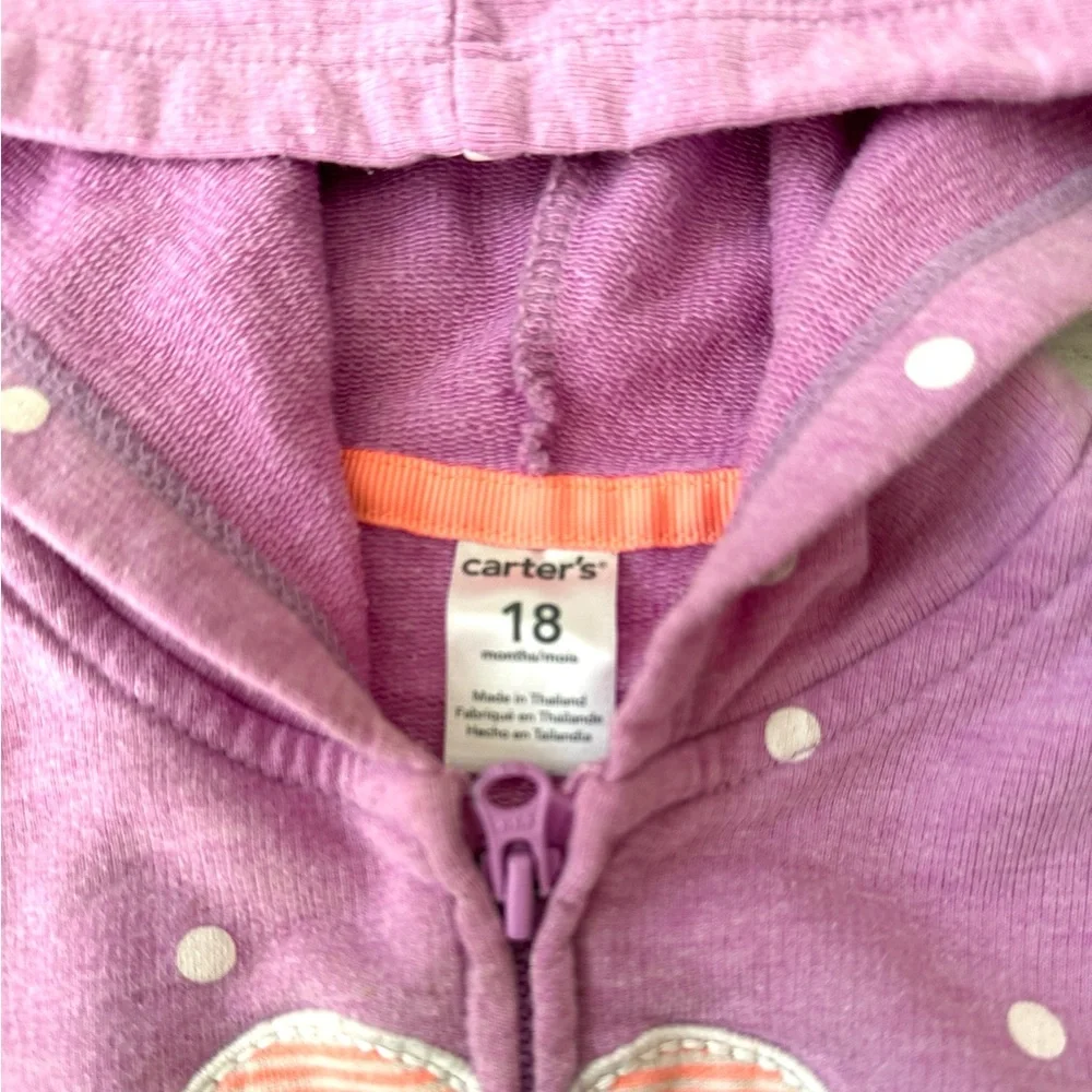 Carters dot sweatshirt up