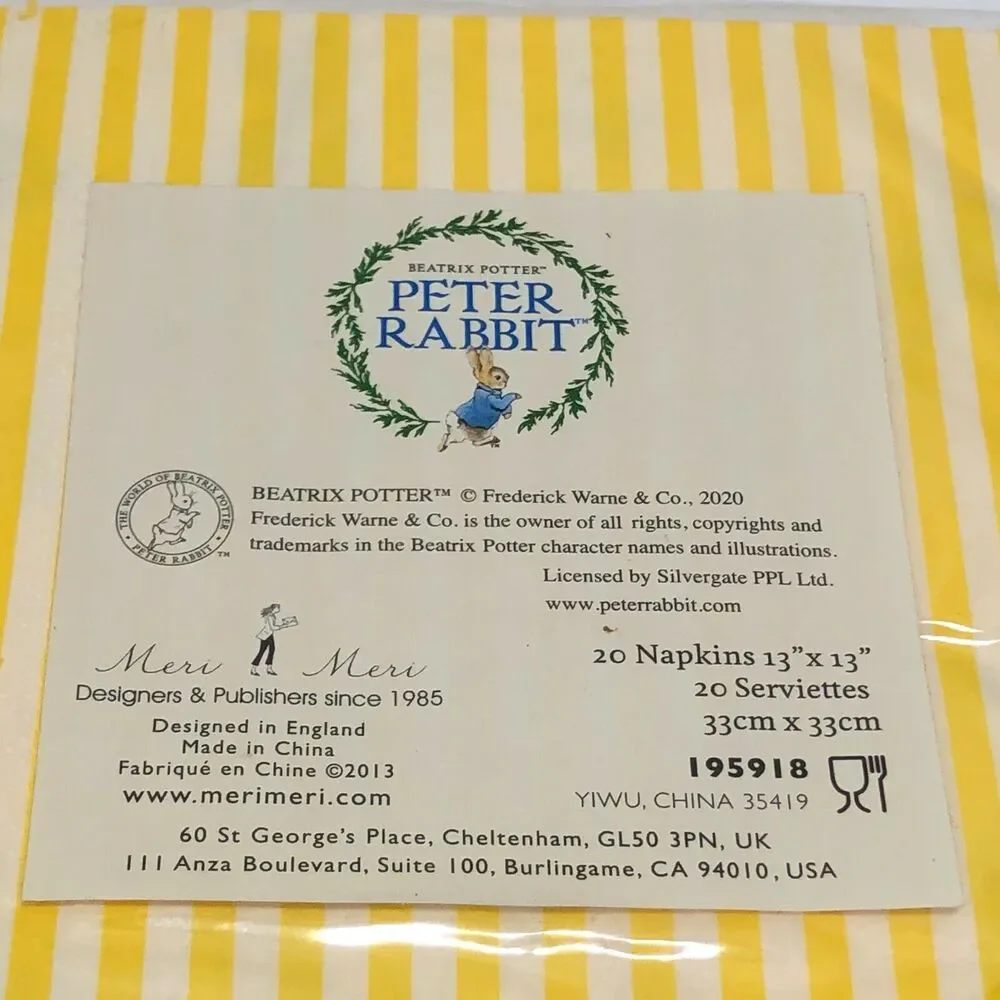 Meri Meri diameter measurements 12