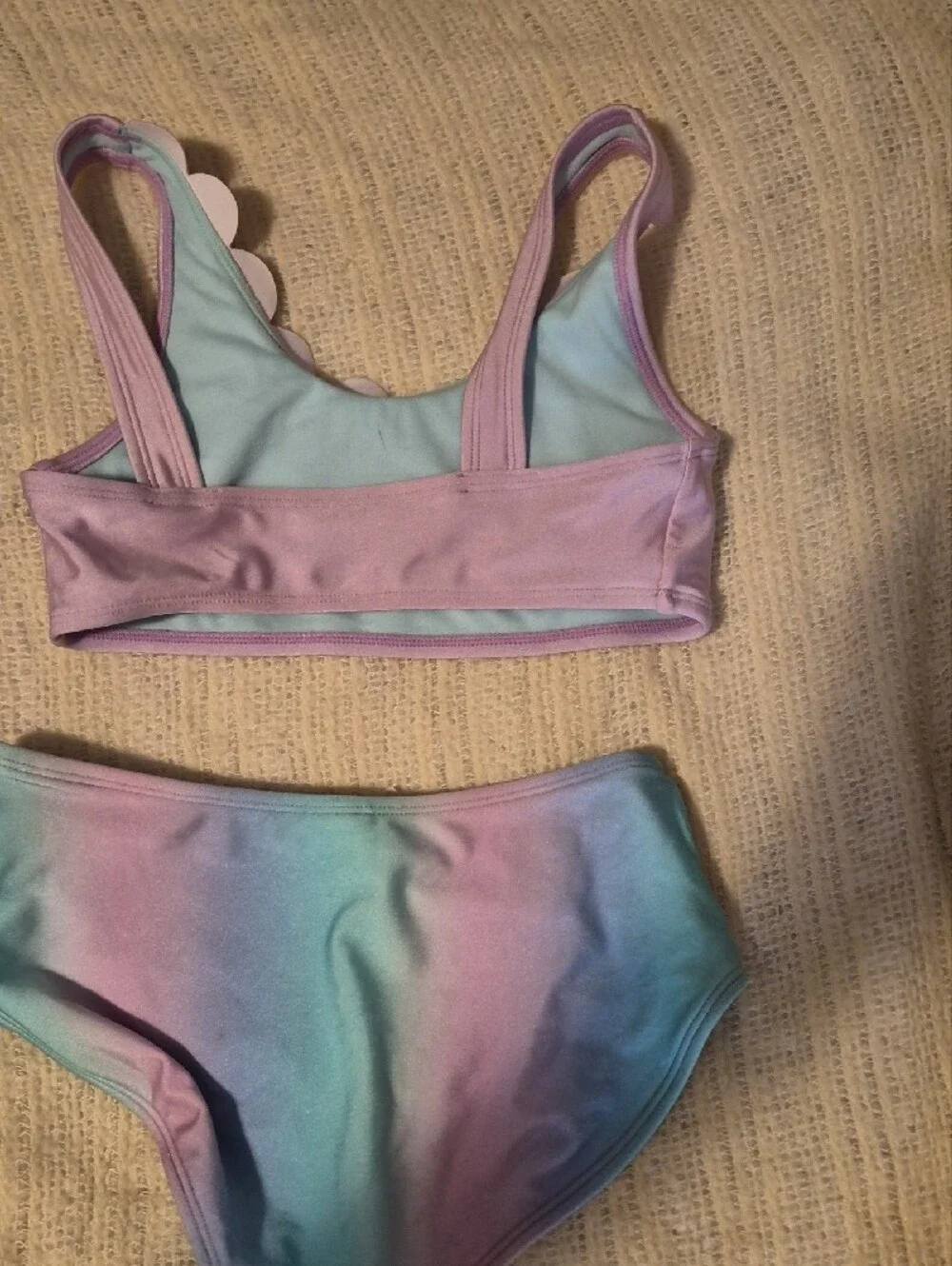 Cat & Jack Lilac and Aqua Ombre Bikini Set. Size M (8)
