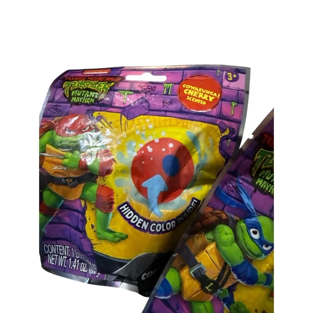 7 Teenage Mutant Ninja Turtles Mayhem Bath Bombs Cowabunga  Scented