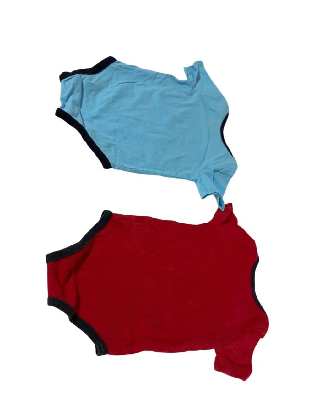 Nike Lot of 2 Blue Red Infant Baby Size 6 9 Months 1 piece bodysuits
