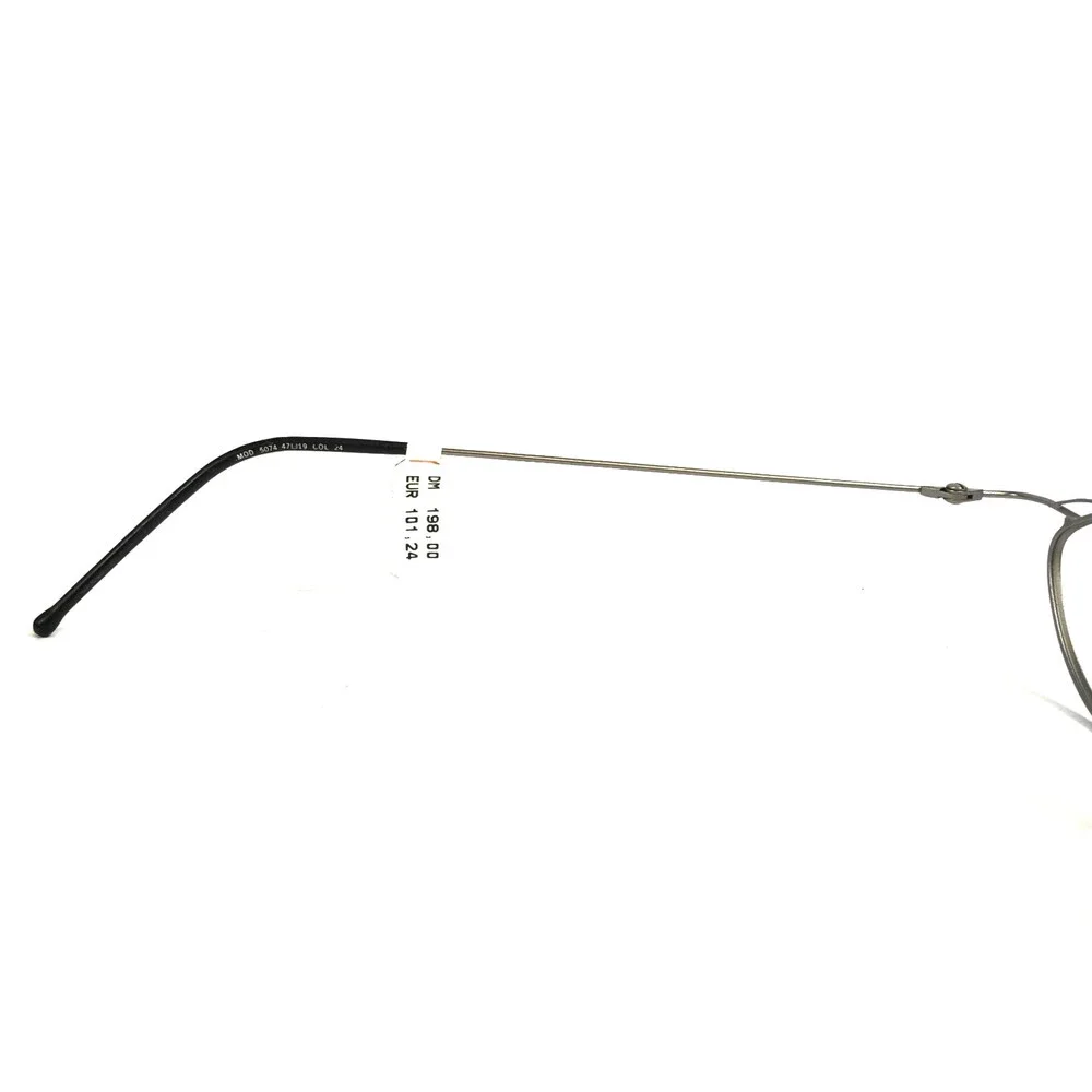 Select Eyeglasses Frames MOD 5074 COL 24 Black Silver Oval Modern MCM 47-19-135