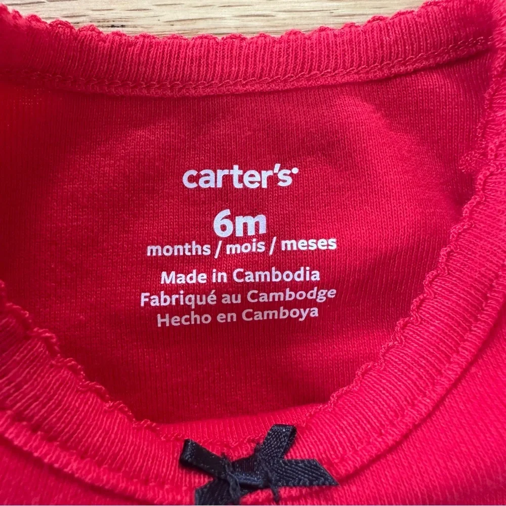 Carters red long