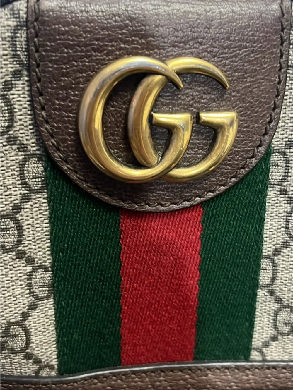 Gucci red brown