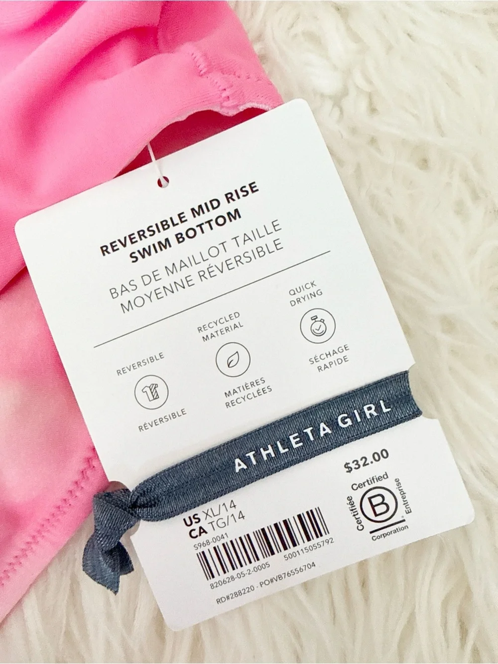Athleta vibrant pink