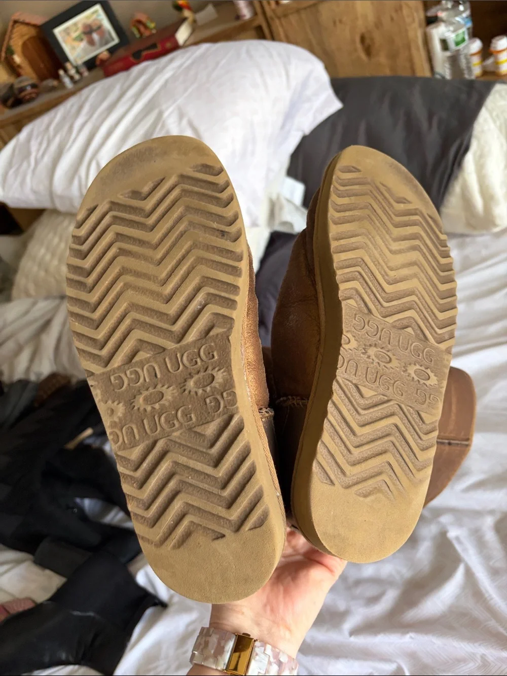 UGG rubber soft suede