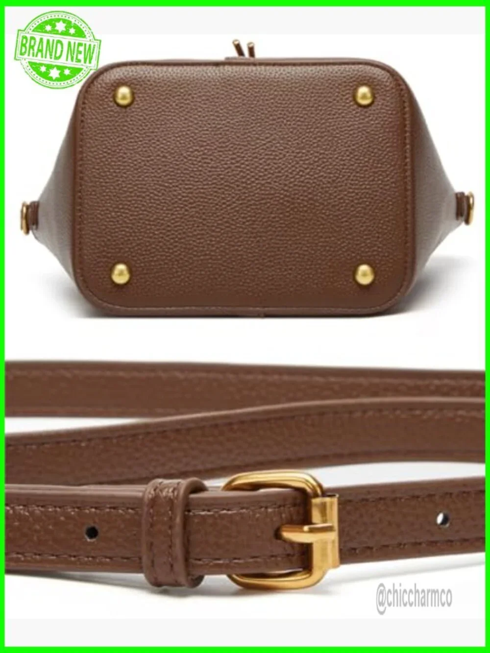 Vegan Leather Hobo Bag Crossbody Tote Shoulder Purse Casual