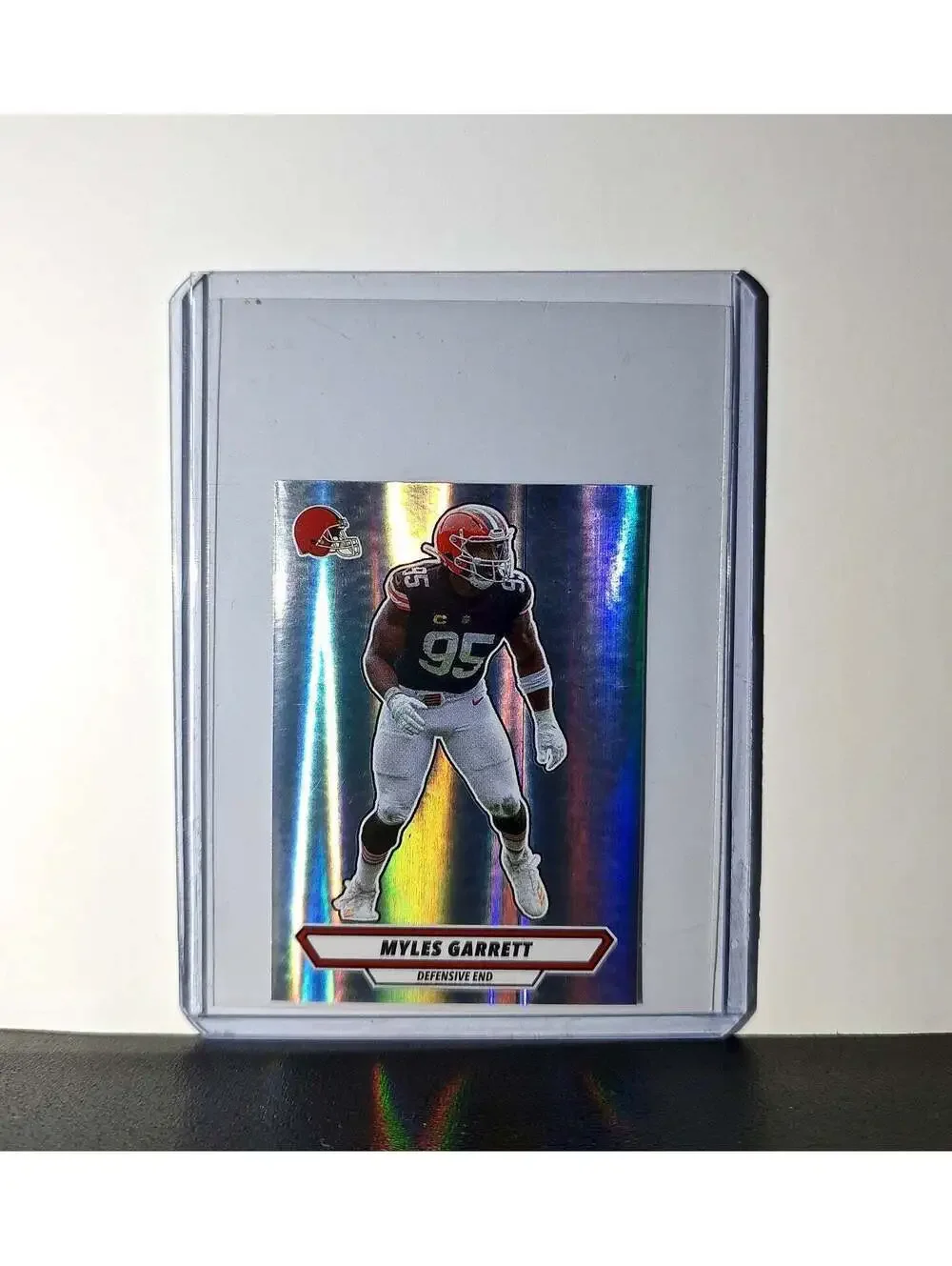 Myles Garrett 2025 Panini NFL #139 Foil Sticker Cleveland Browns