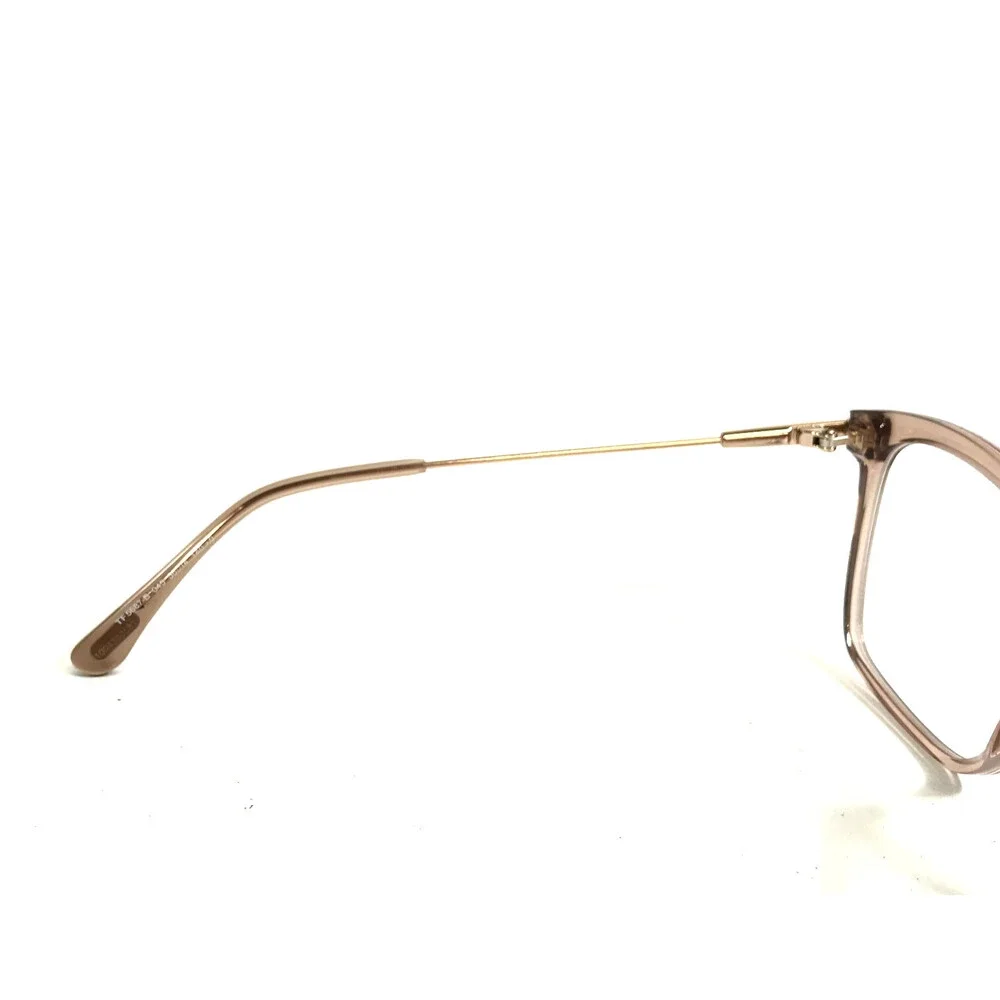 Tom Ford Eyeglasses Frames TF5687-B 045 Clear Light Brown Gold Cat Eye 56-14-140