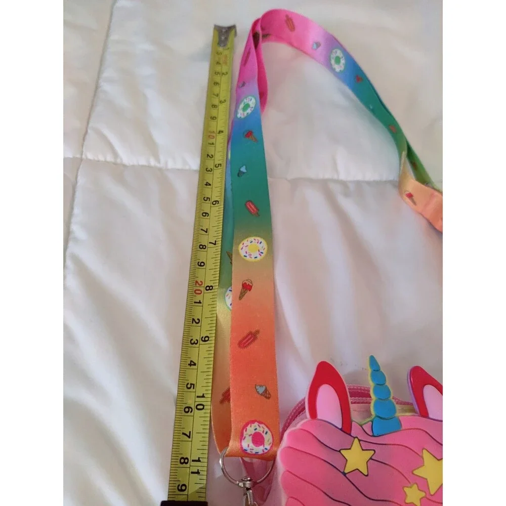 Girl's Unicorn Pop Bubble Fidget Purse Wallet with Colorful Strap