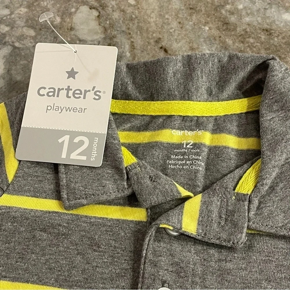 NWT Carter's 2-piece bundle Romper set baby boy size