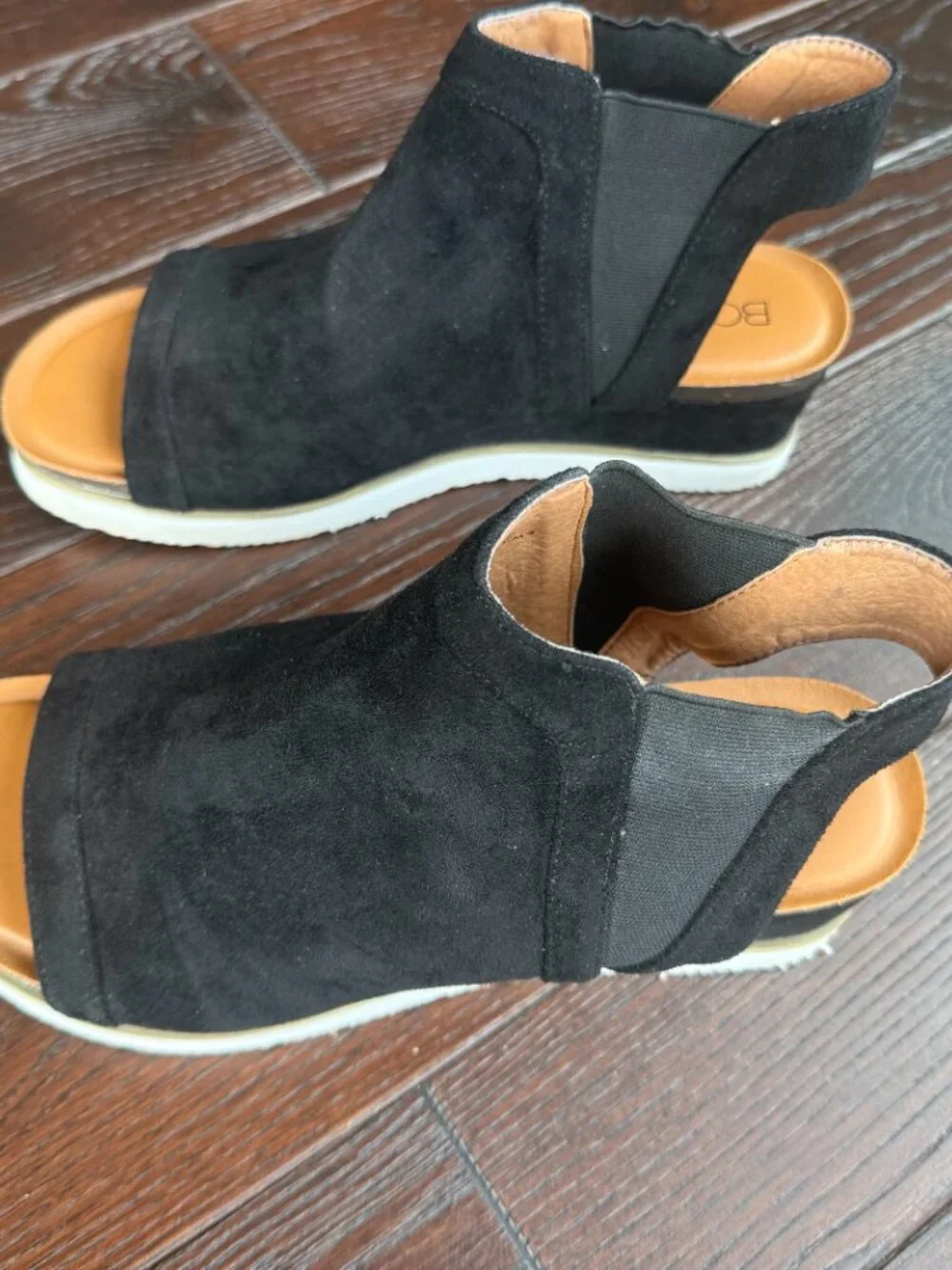 Easy Living Corkys - Black Boutique size 10 Womens Wedge EUC