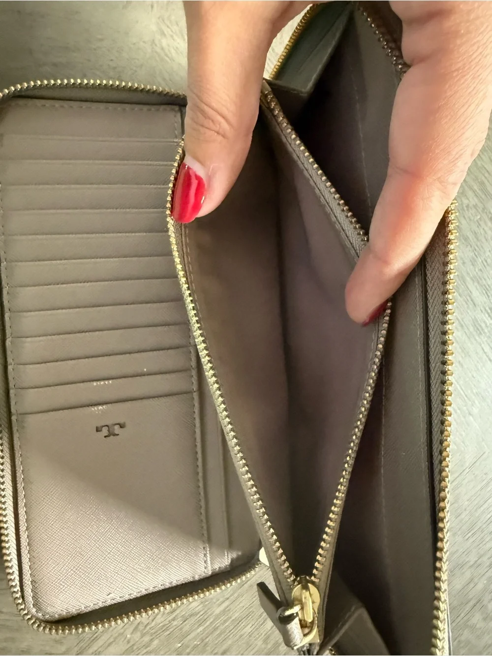 Tory Burch zip around