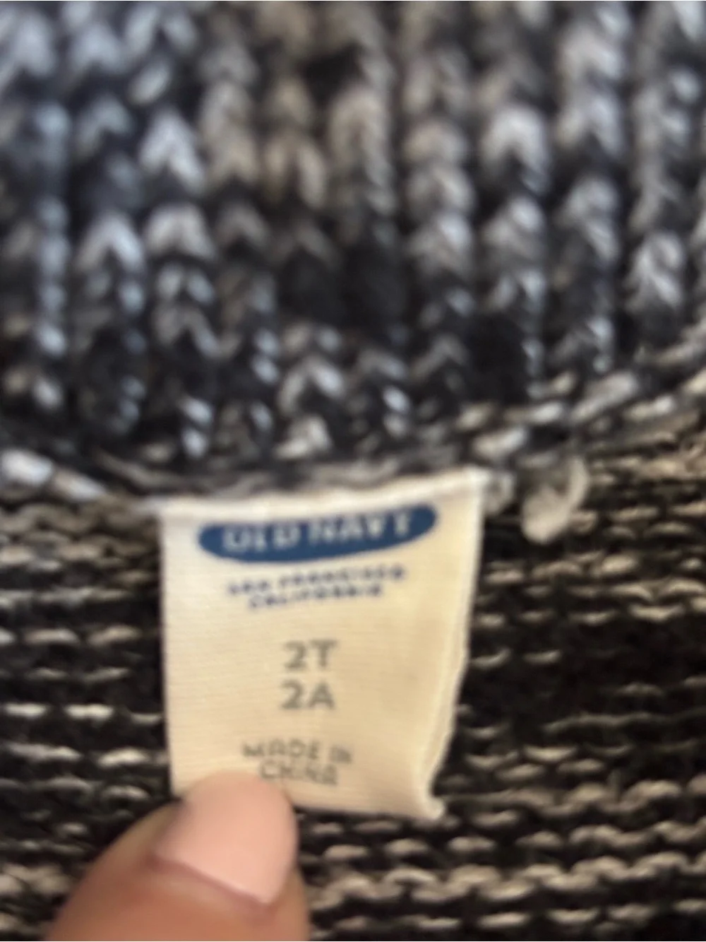 Old Navy marled knit