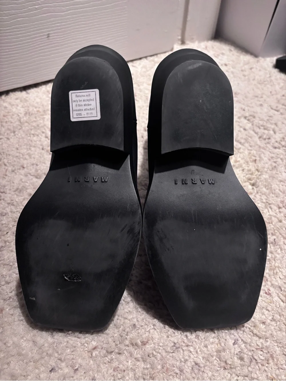 Marni leather ankle