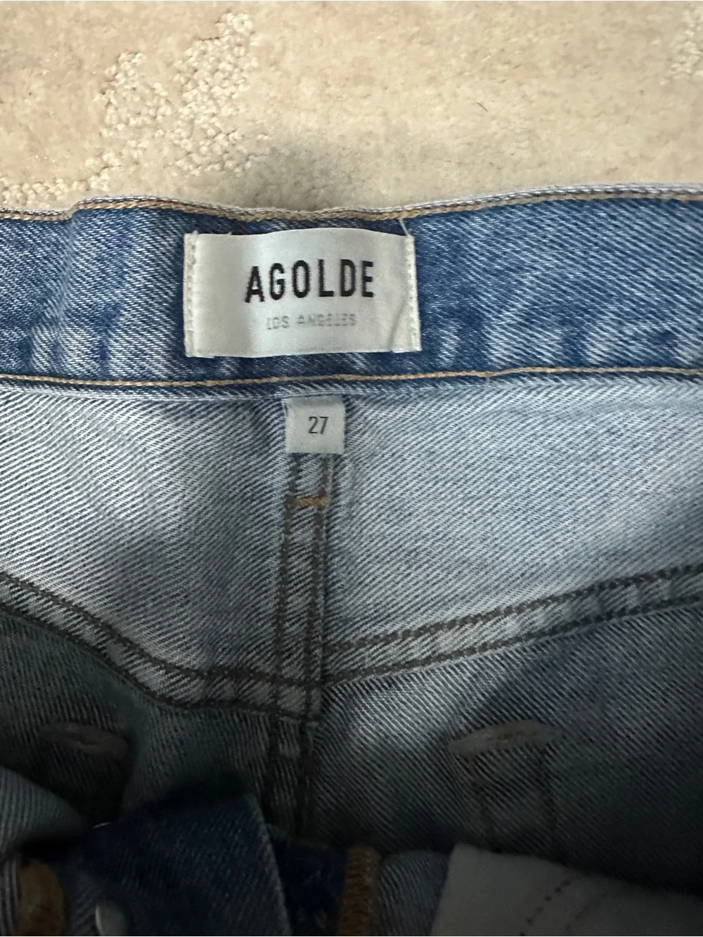 Agolde jean shorts