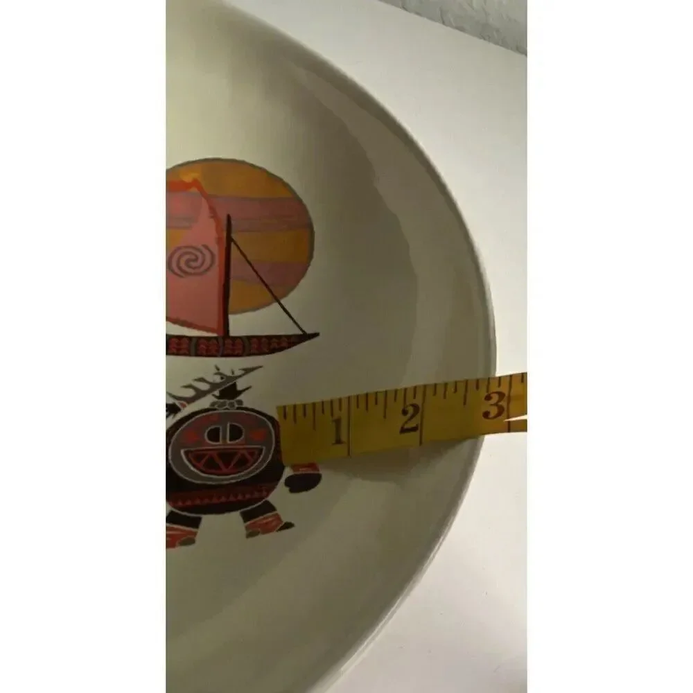 Disney Parks Moana Kakamora Ceramic Serving Bowl‎ With Stand NEW