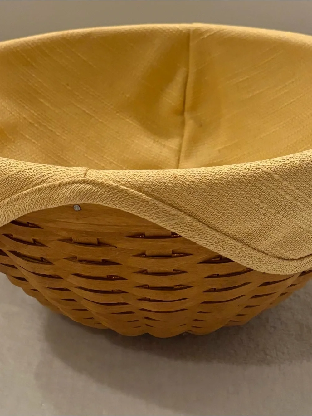Longaberger handwoven basket