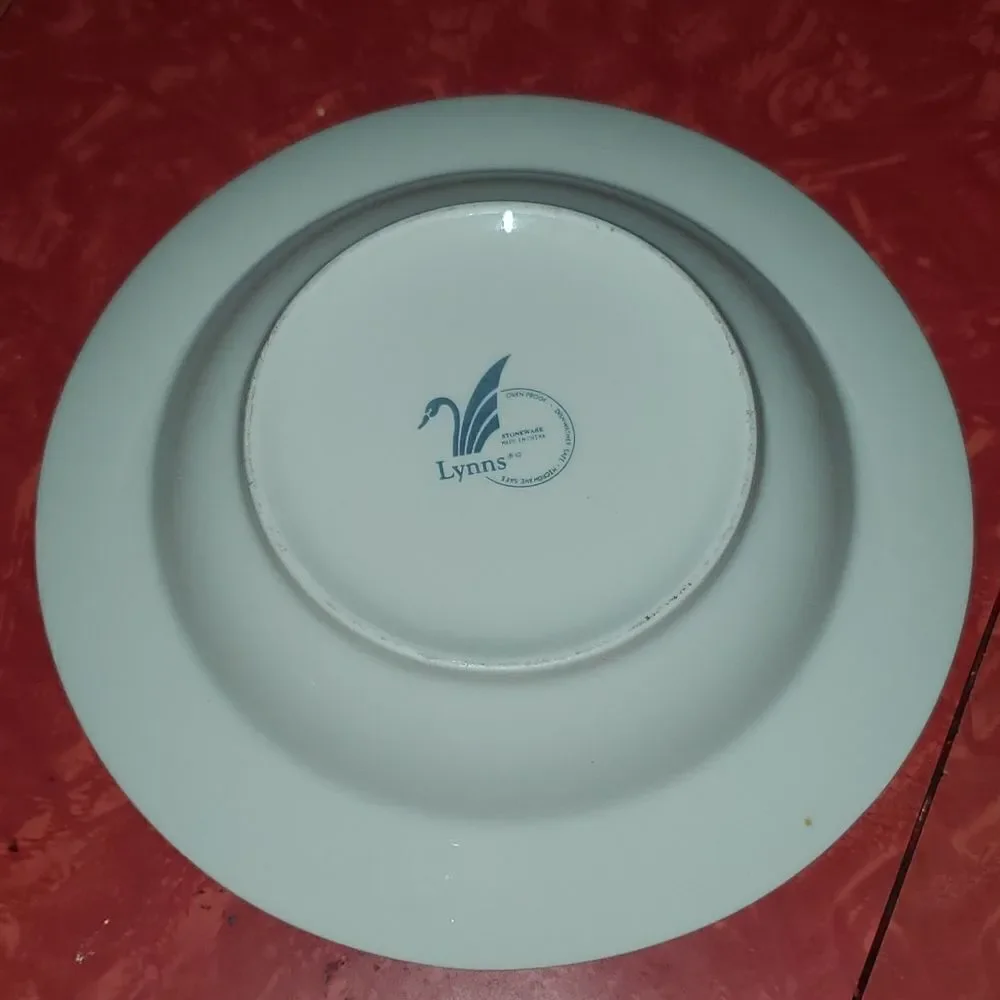Lynns Stoneware Savanna Rim Cereal Soup Bowl 8.75