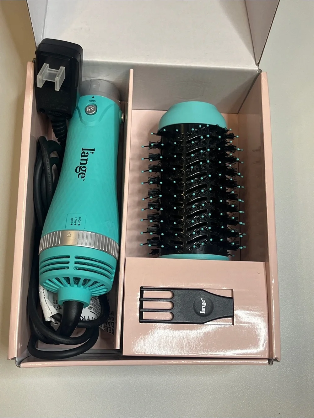 Lange Turquoise Hot Air Styling Brush Set