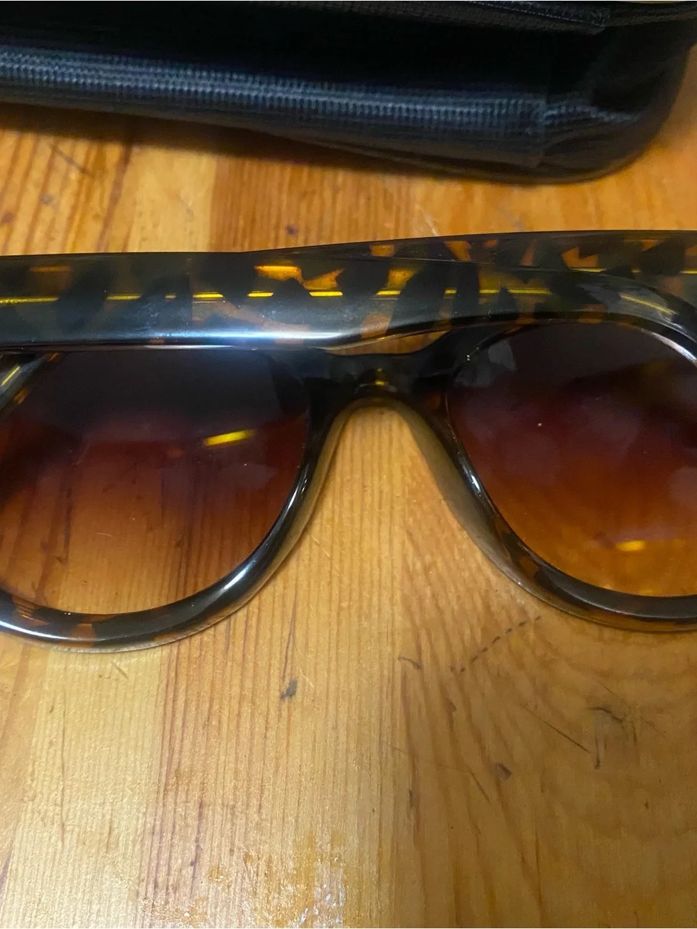 Tortoiseshell Cat Eye Sunglasses - Brown Lenses