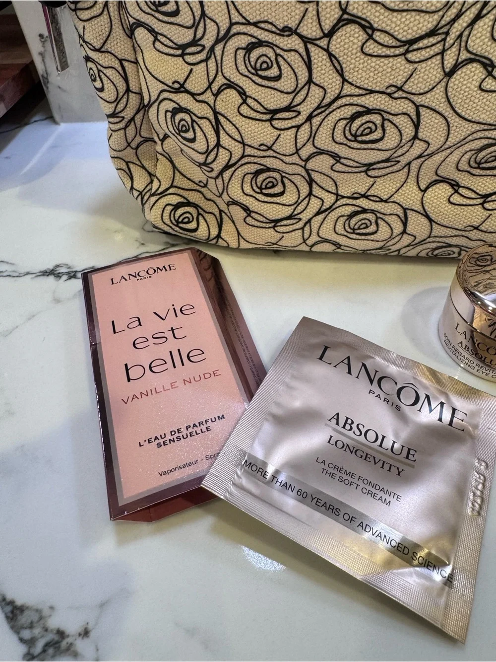 Lancome cosmetic pouch