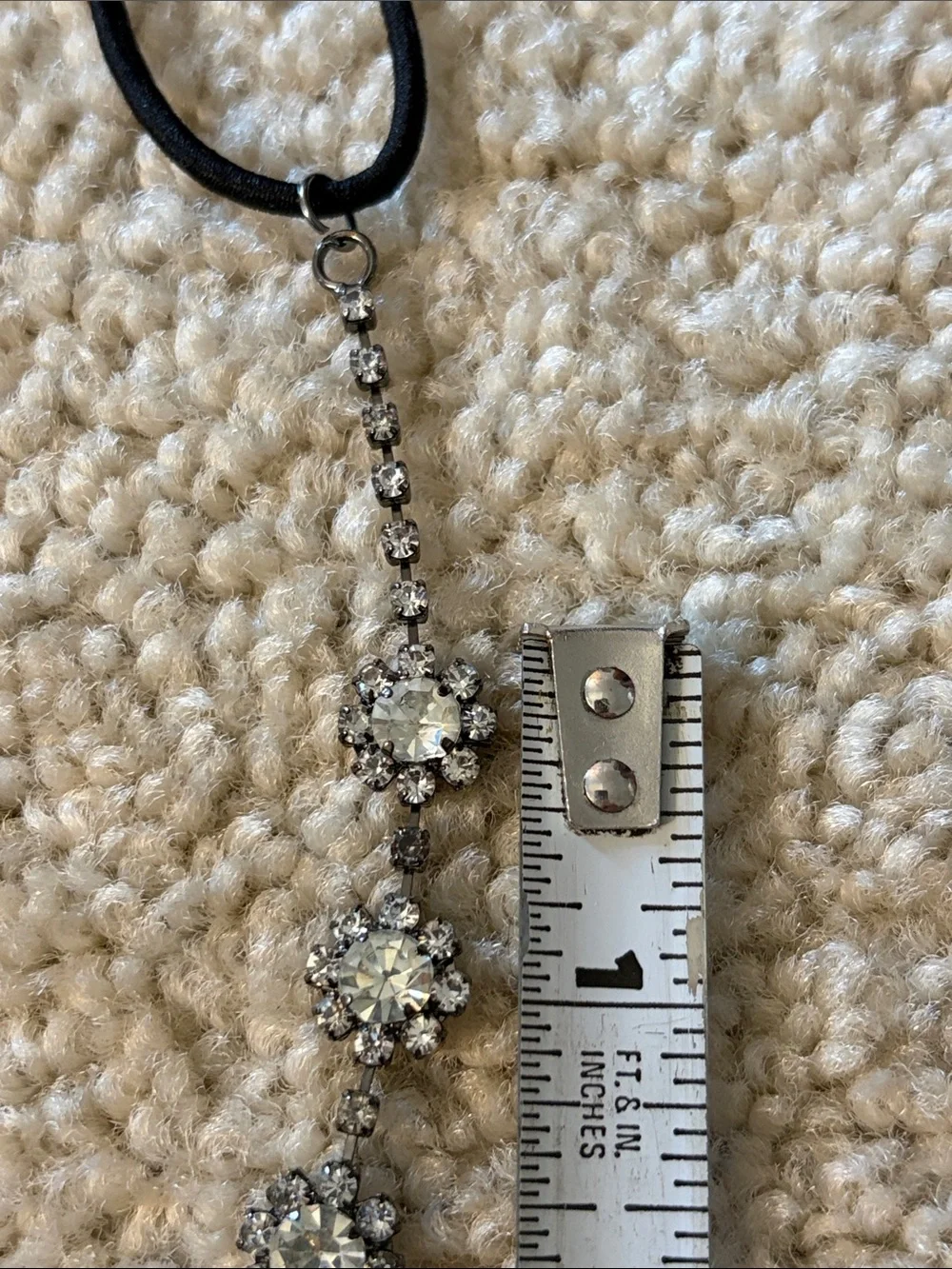 Rhinestone Crystal Flower Floral Headband - NWOT