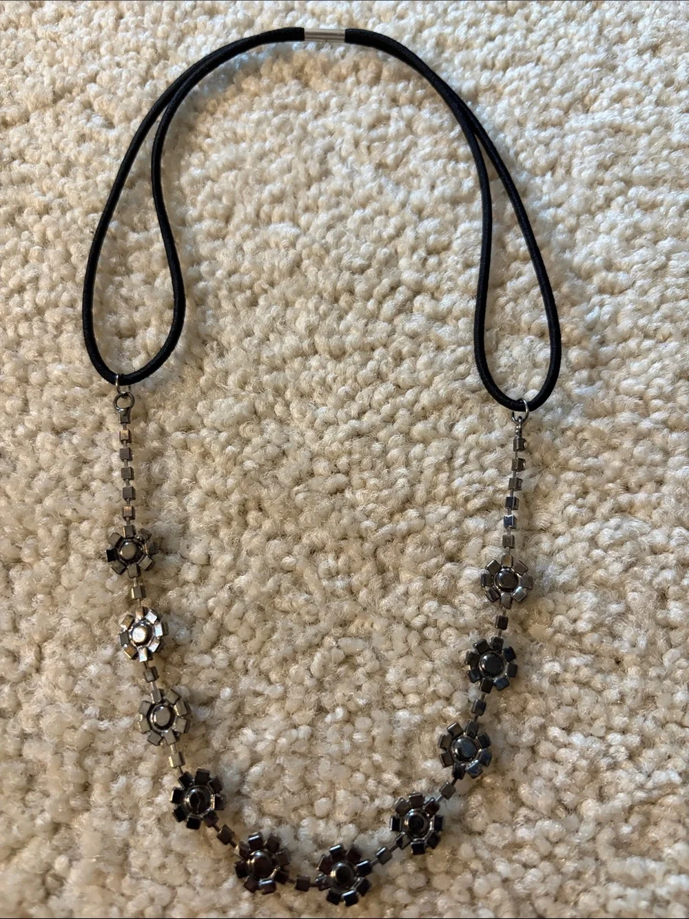 Rhinestone Crystal Flower Floral Headband - NWOT