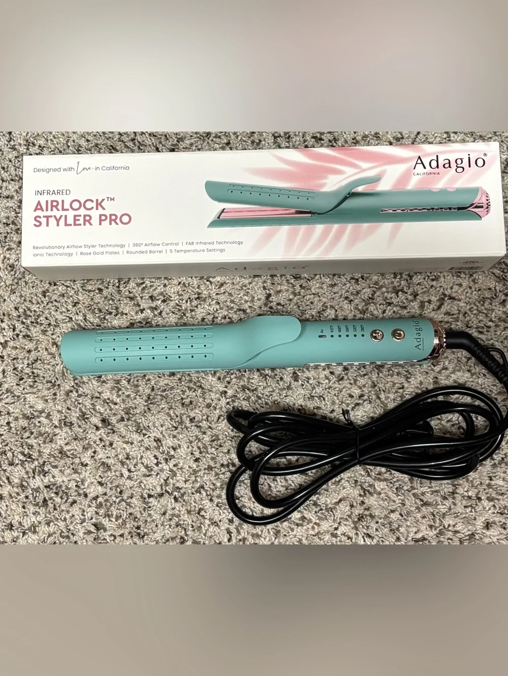 Airlock Styler Pro Hair Straightener - Teal