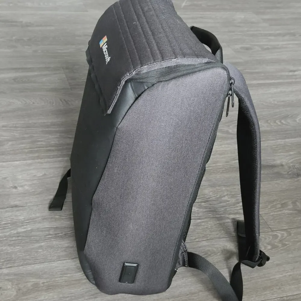 Microsoft Ogio Slalom Gray Laptop Backpack 15, Work/Travel/School Bag Euc