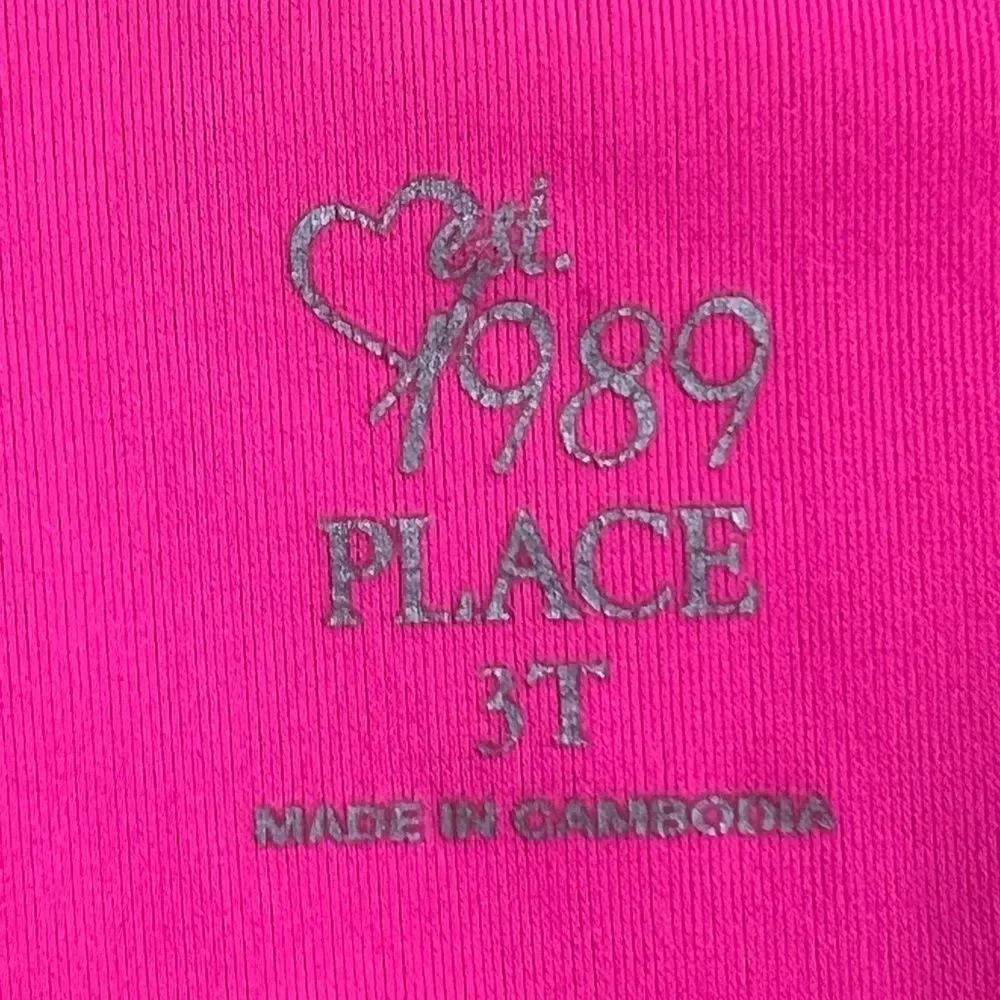 Children’s Place Girls Kids One Piece Pink Ruffle Bathing Suit Swimsuit. 3. 3T.