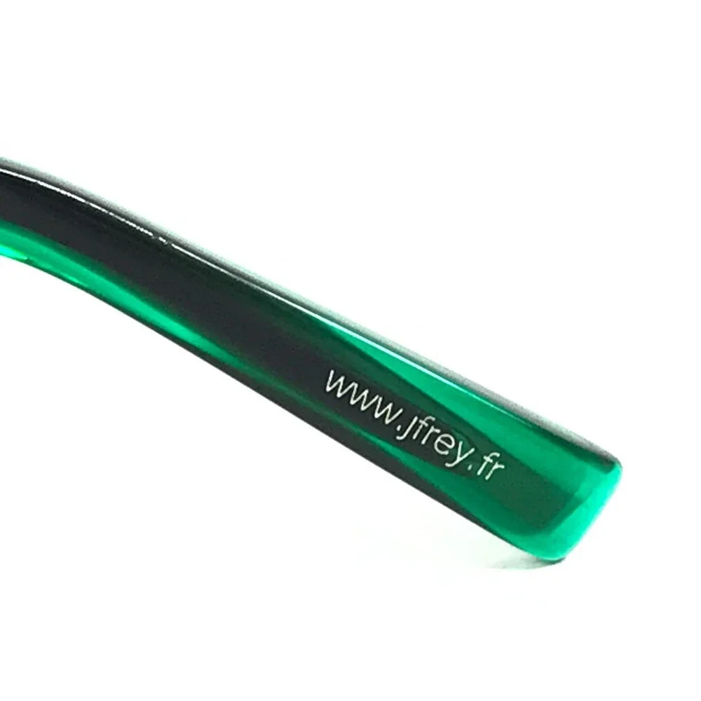 J.F. Rey Eyeglasses Frames JF2553 0040 Matte Black Green Tortoise 52-19-140