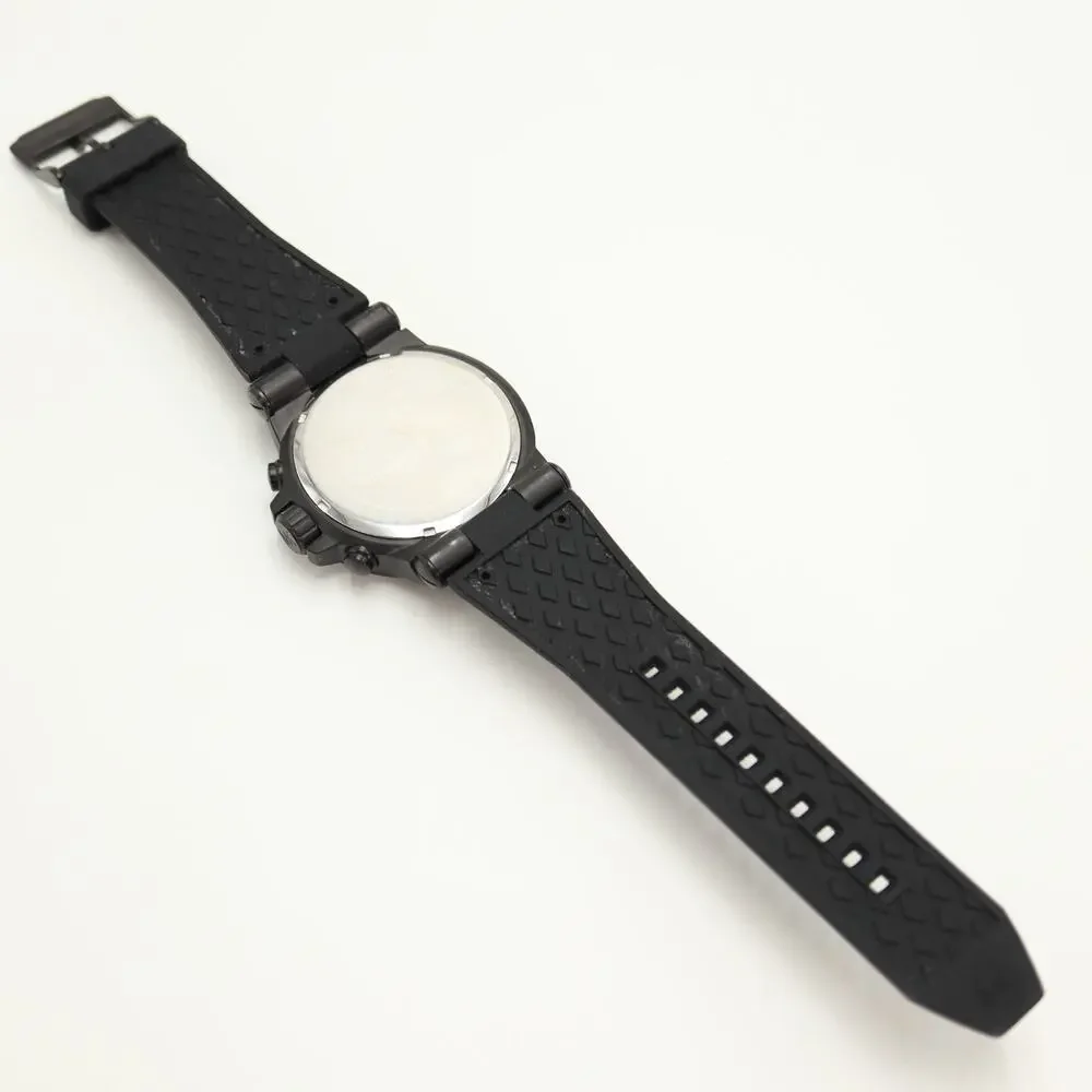 Michael Kors Dylan Black Stealth 48mm Chronograph Watch MK-8152 w New Battery