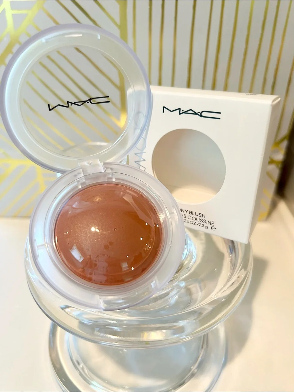 ✨ MAC Glow Play Blush | Ginger Luck | Full Size | New in Box