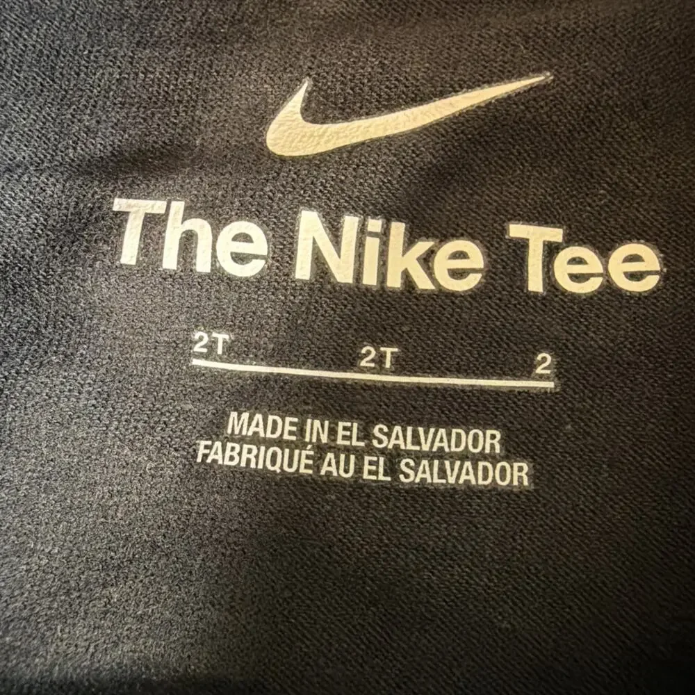 Nike World Baseball Classic 2026 Logo T-Shirt Youth 2T Black NWT