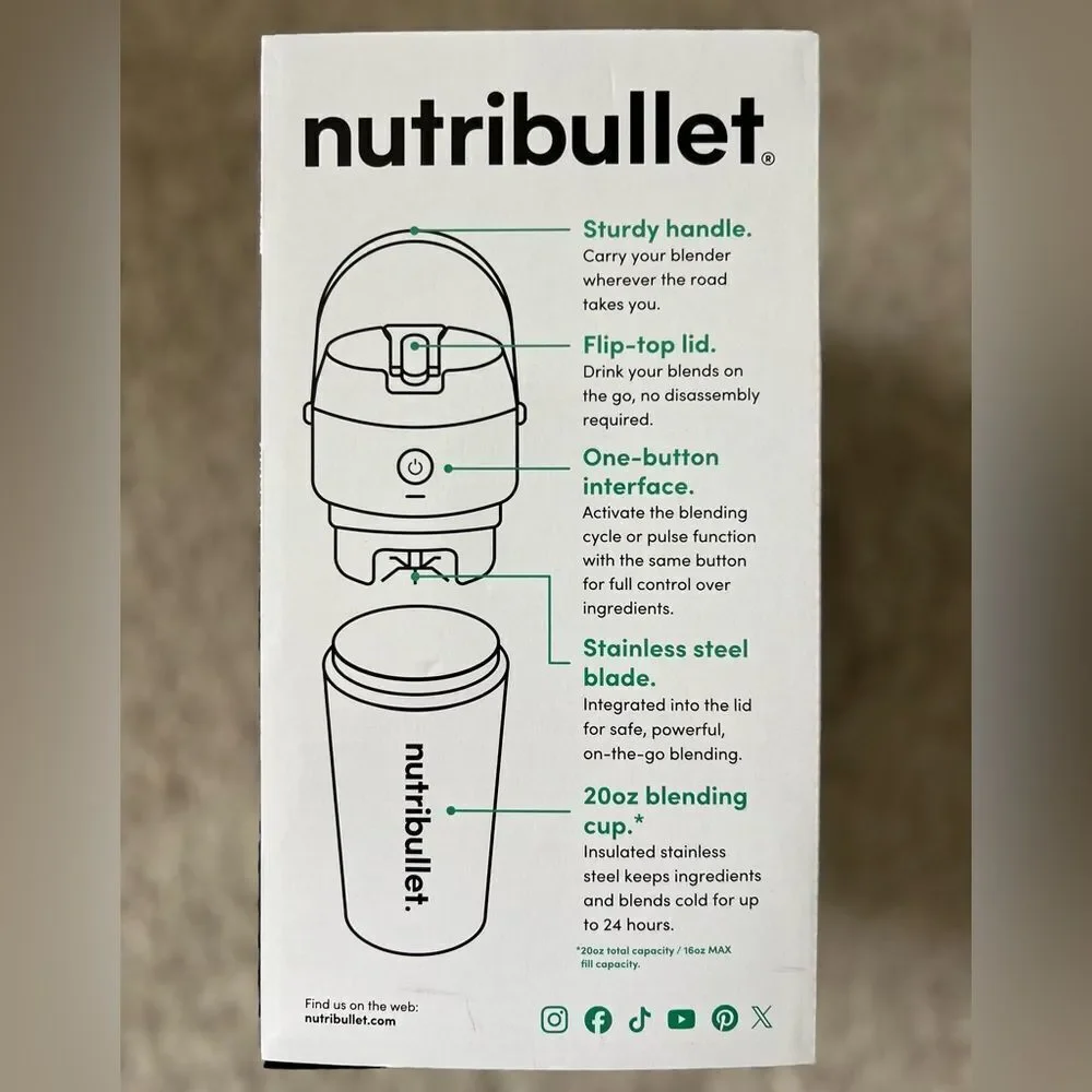 Nutribullet flip portable