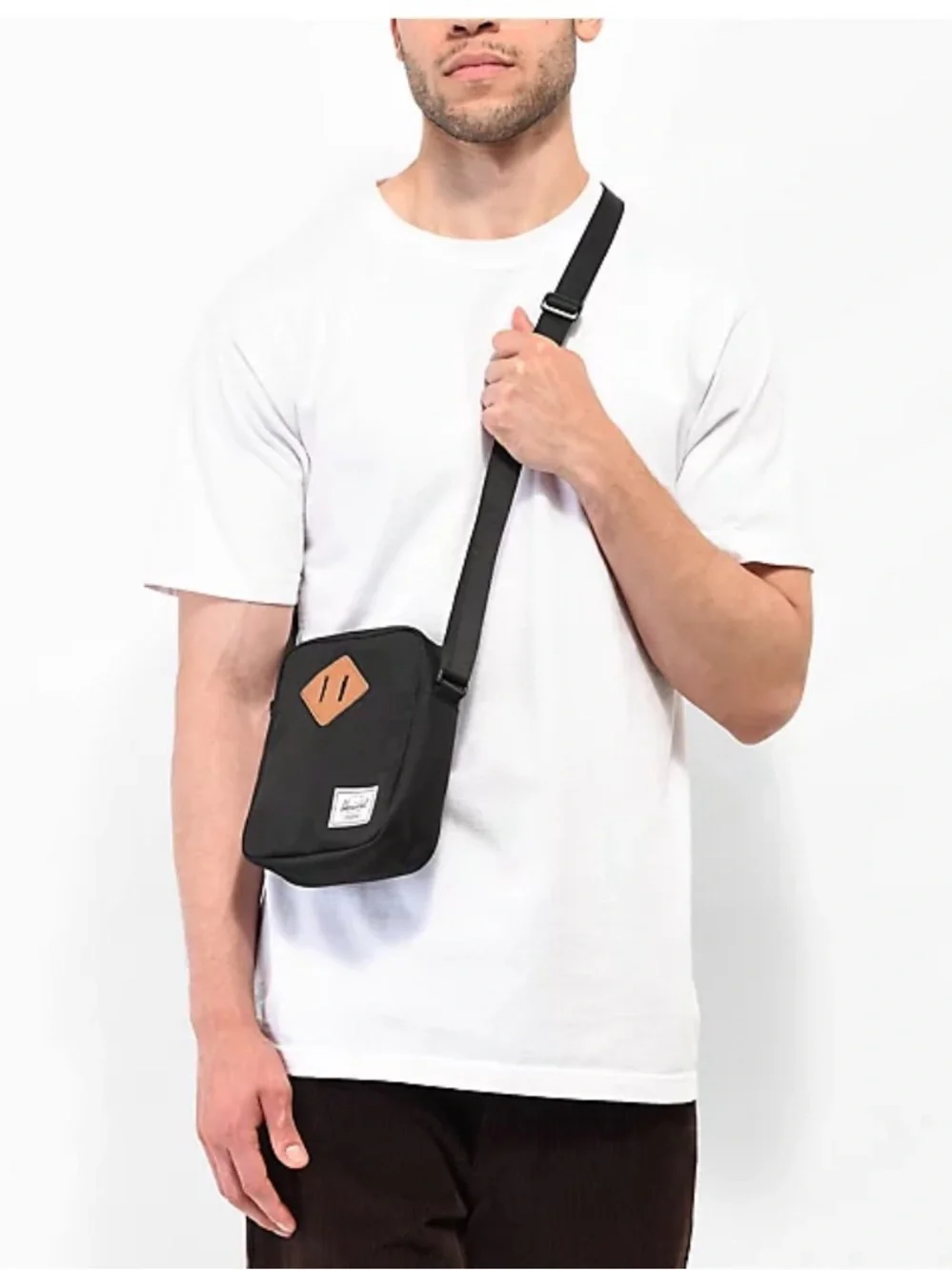 Herschel Supply Co. Heritage Eco Black Crossbody Bag