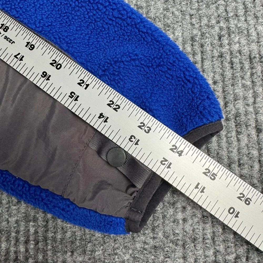 The North Face Denali Fleece Jacket Mens M Blue Grey Polartec Full Zip Outdoor