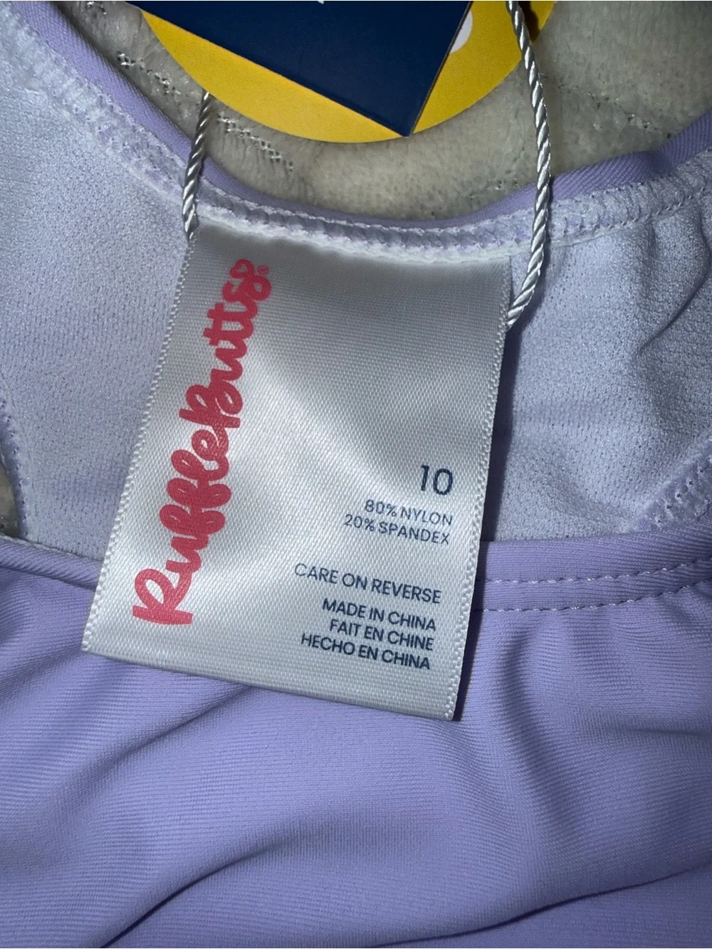 RuffleButts Girls Mermaid Princess Flounce Bikini 2-piece swimsuit, size 10, NWT