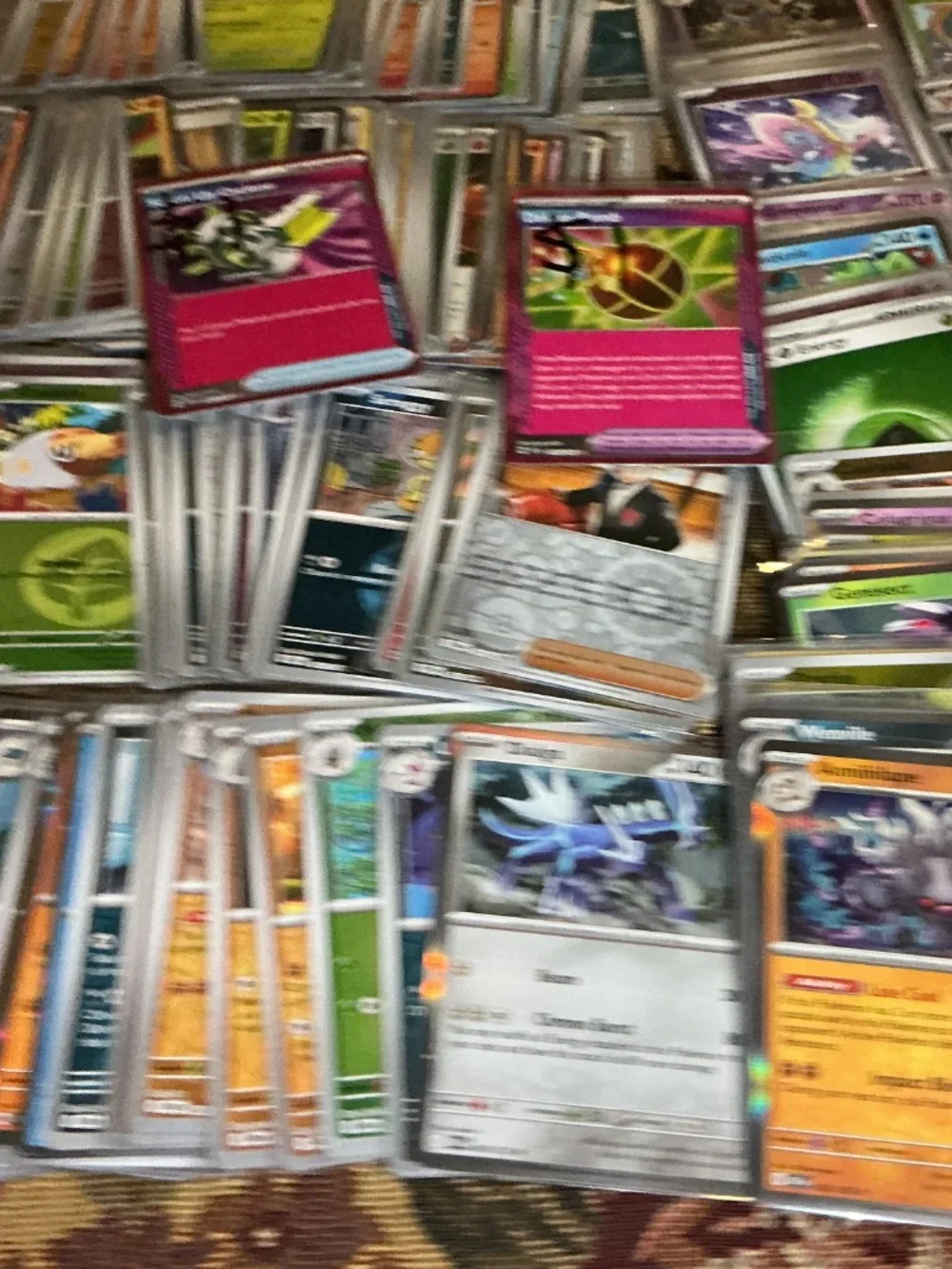 Pokemon Holo and reverse holo english card lot of 269 cards from 2020s