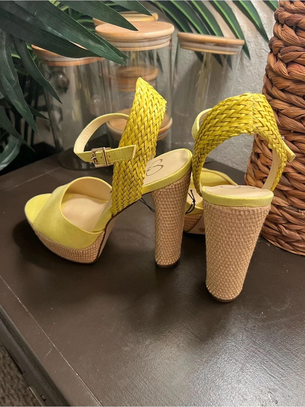 Jessica Simpson bright yellow