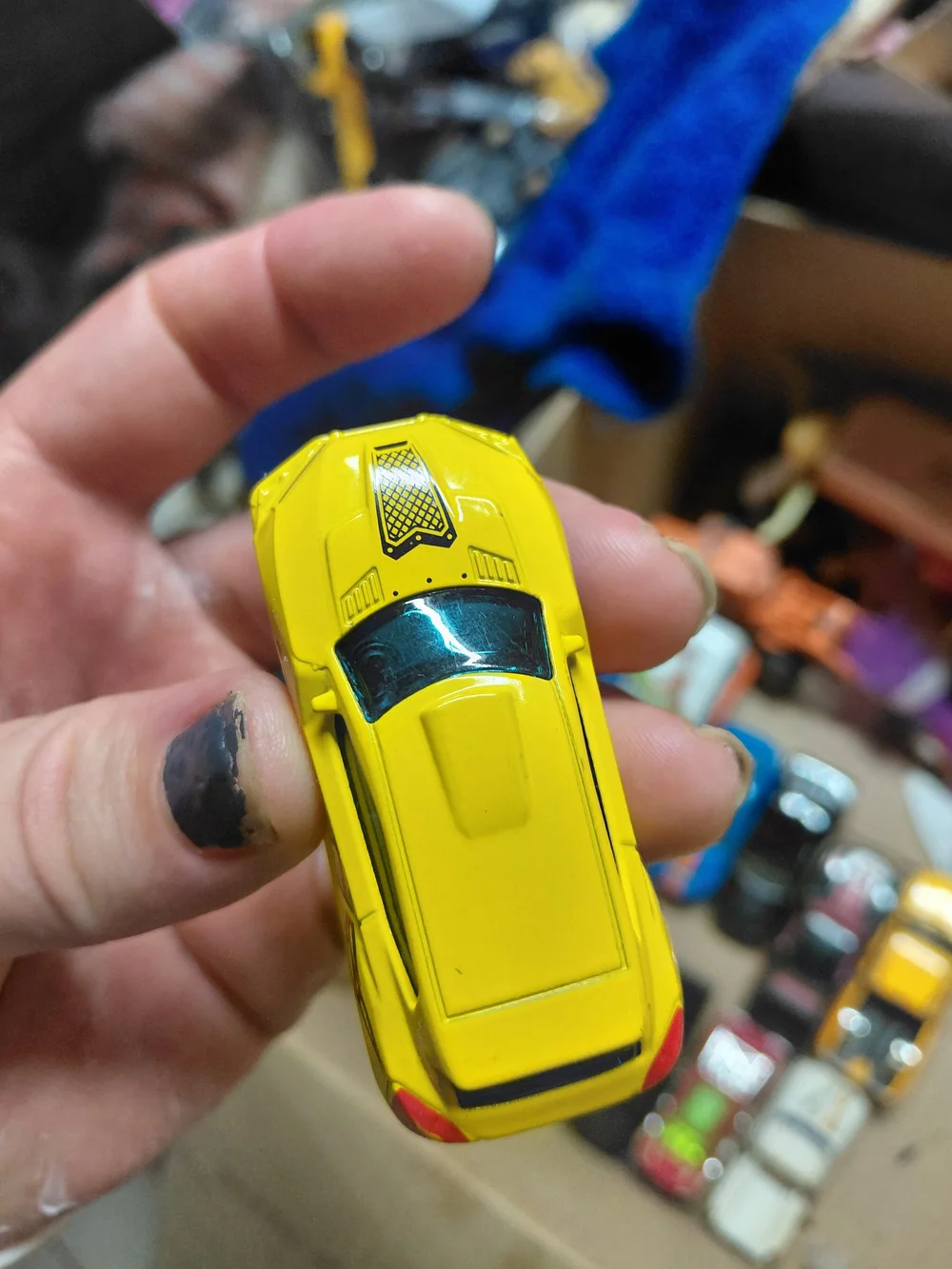 Hot Wheels bright yellow